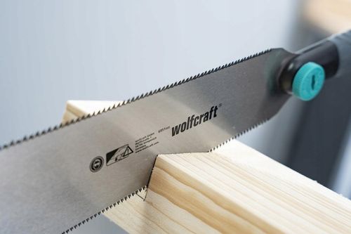WOLFCRAFT Piła japońska do drewna listw 240mm dwustronna precyzyjna na Arena.pl
