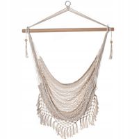 KRZESŁO BRAZYLIJSKIE OGRODOWE Z PODUSZKAMI FOTEL BRAZYLIJSKI HAMAK BOHO XL