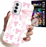 ETUI DO OPPO RENO12 5G - RÓŻOWE WSTAZKI WSTĄZKA MODNE WZORY CASE