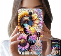 ETUI DO HUAWEI MATE 20 LITE - SŁONECZNIK Z MOTYLKIEM, OBUDOWA + FOLIA