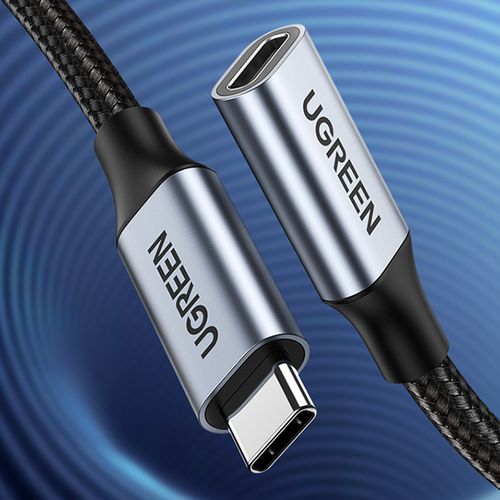 Wytrzymały przedłużacz kabla przewodu USB-C 3.1 10Gb/s 1m szary na Arena.pl