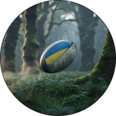 Opłatek na tort Rugby Piłka Gra Mecz Sport