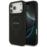 etui guess saffiano classic logo magsafe do iphone 17 pro max czarny