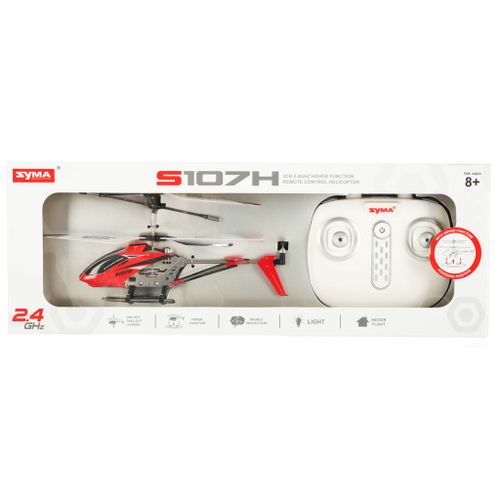 Helikopter zdalnie sterowany RC SYMA S107H 2.4GHz RTF czerwony na Arena.pl
