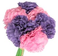 GOŹDZIK BUKIET GOŹDZIKÓW SZTUCZNE KWIATY 24CM 6GAŁ