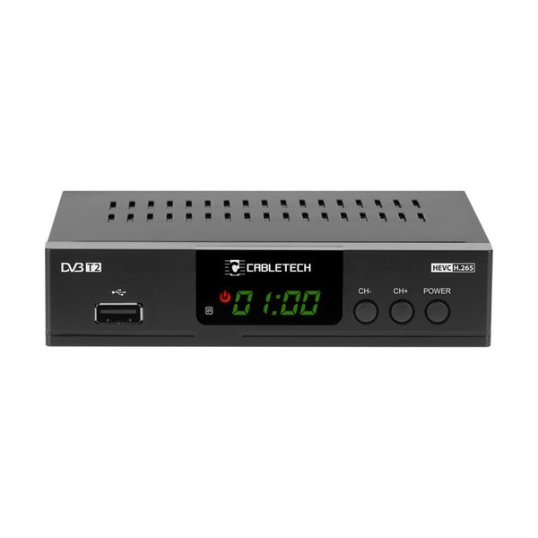 Tuner dekoder TV DVB-T2 H.265 HEVC USB Cabletech zdjęcie 10