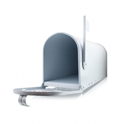 AMERYKAŃSKA SKRZYNKA POCZTOWA BIAŁA KLASYK Z FLAGĄ STAL na Arena.pl