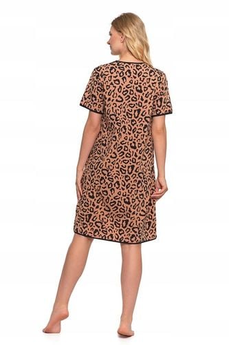 Koszula Damska Nocna Piżama PANTERKA Modna Bawełniana Krótki Rękaw MORAJ L na Arena.pl