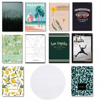 Zeszyty w kratkę Zestaw 10 sztuk Zeszyt kratka z marginesem A5 60 kartek