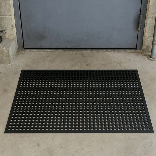Wycieraczka ażurowa gruba mata wejściowa z perforowanej gumy 60x90 na Arena.pl