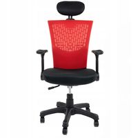 Fotel obrotowy Artnico czerwony