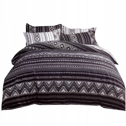 KOMPLET POŚCIELI BAWEŁNIANA 140x200 BAWEŁNA NOWOCZESNA DWUSTRONNA WZORY 3D na Arena.pl