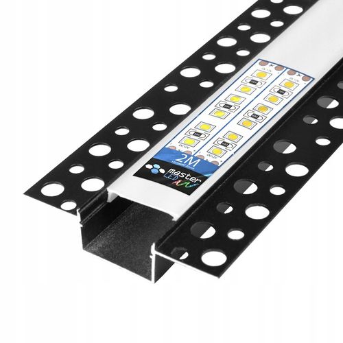Profil LED Aluminiowy Do Płyt GK Gipsowych 20mm Wpuszczany Regips 2m na Arena.pl
