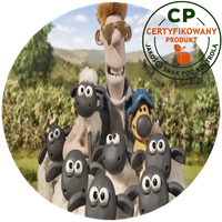 Opłatek na tort Baranek Shaun