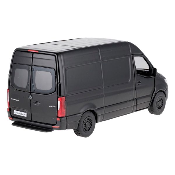 Model 1:48, Mercedes-Benz Sprinter, Czarny zdjęcie 3