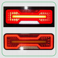 Lampa TYLNA zespolona 88 LED neon DYNAMICZNY kierunkowskaz 12V 24 V prawa