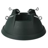 Stojak pod choinkę zielony okrągły – stabilny plastikowy, do 2,2 m, H5116GR