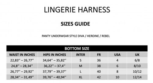 Harness Lingerie Heroine - Xl na Arena.pl