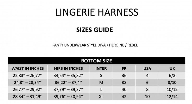 Harness Lingerie Heroine - Xl zdjęcie 16