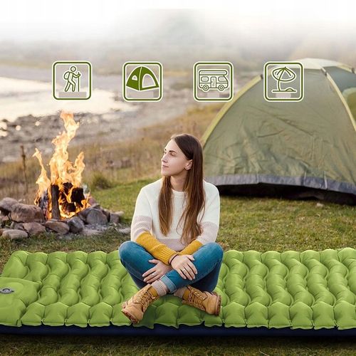 MATA SAMOPOMPUJĄCA KARIMATA 196x68x8CM Z PODUSZKĄ na Arena.pl