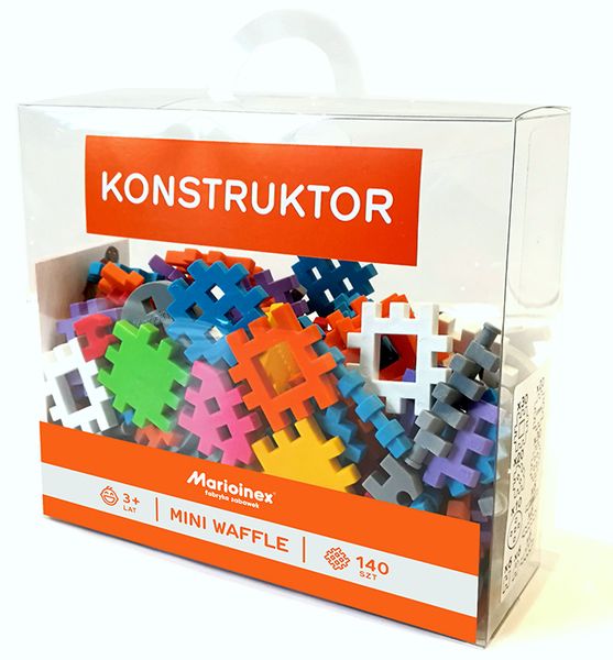 Marioinex Klocki Wafle Mini Konstruktor, 140 szt zdjęcie 1