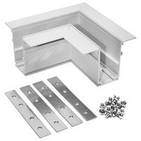 Podtynkowy łącznik kątowy do szyn magnetycznych 833 Domeno LED biały