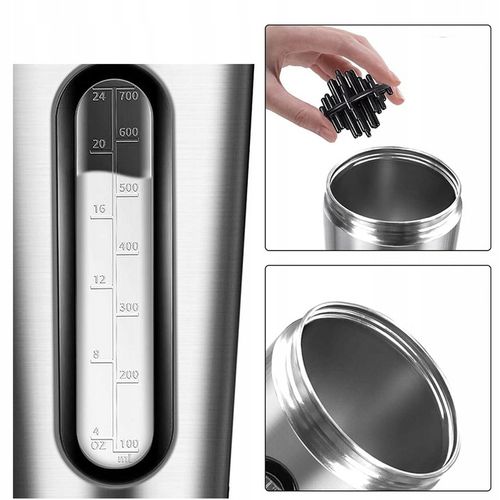 SHAKER 700ml BIDON BIAŁKO SZEJKER DO ODŻYWEK na Arena.pl