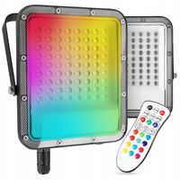 Naświetlacz Ecolight LED 50W RGB + 6500K z pilotem IP65