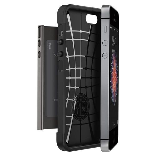Spigen Slim Armor do iPhone 5S/ iPhone SE gunmetal na Arena.pl