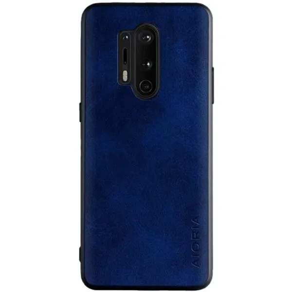 Etui AIORIA Vintage LEATHER do OnePlus 8 Pro niebieski zdjęcie 1