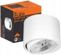 Oprawa Natynkowa Sufitowa AR111 LED RUCHOMA GU10 Lampa Plafon Oprawka