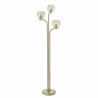 Podłogowa lampa molekułowa Dimple 91974 Endon bubbles złota przezroczysta