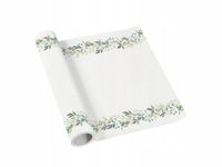 Dekoracja bieżnik na stół na Komunię Listki 5m