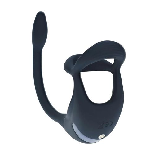 Remote Control Vibrating Silicone Tri O Cockring With Prostate Stimulator - na Arena.pl