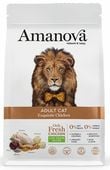 Monobiałkowa karma dla kota z dużą ilością mięsa - Amanova 71% Kurczak 6kg