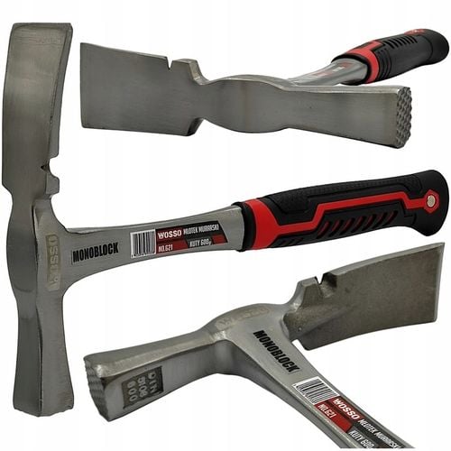 Młotek MURARSKI BERLIŃSKI STALOWY MONOBLOCK 600g na Arena.pl