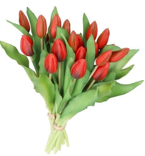 TULIPANY BUKIET TULIPANÓW GUMOWE GUMOWANE JAK ŻYWE 7SZT. na Arena.pl