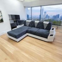 Luksusowy narożnik Princess  funkcja spania pojemnik LED USB wyprzedaż