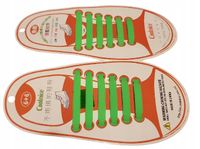 Sznurówki silikonowe bez wiązania DLA DZIECI 12szt