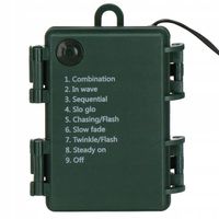 LAMPKI CHOINKOWE 100 LED ZEWNĘTRZNE NA BATERIE MULTI IP44 CHOINKOWE