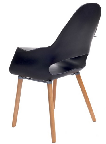 Krzesło A-Shape PP czarne D2 na Arena.pl