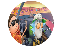 Opłatek na tort Rick i Morty