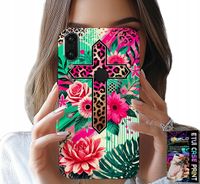 ETUI DO HUAWEI P SMART 2019 - KRZYŻ, RÓŻA CHRZEŚCIJAŃSTWO JEZUS PLECKI