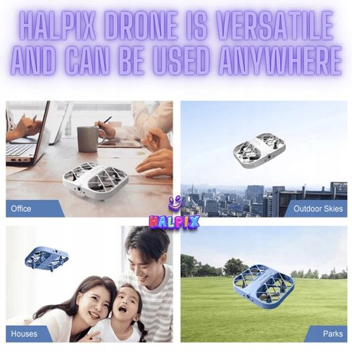 Trikowy mini dron Halpix zdalnie sterowany z kamerą 8K i Wi-Fi na Arena.pl