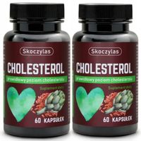 2x SKOCZYLAS POZIOM CHOLESTEROLU WE KRWI 60 KAPSUŁEK | METABOLIZM GLUKOZA