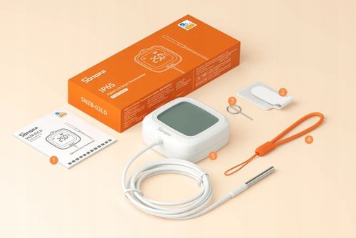 SONOFF SNZB-02LD Czujnik Temperatury Wilgotności Sonda Zigbee LCD IP65 na Arena.pl