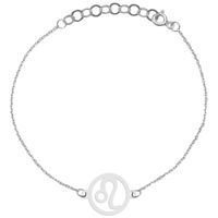 Bransoletka Znak Zodiaku Lew Srebro 925