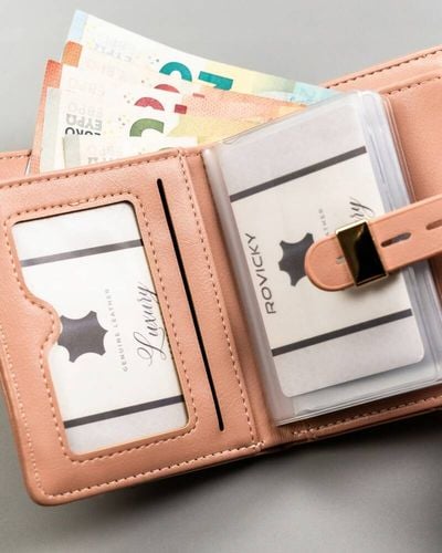 portfel damski ze skóry ekologicznej z wkładką na karty - 4u cavaldi na Arena.pl