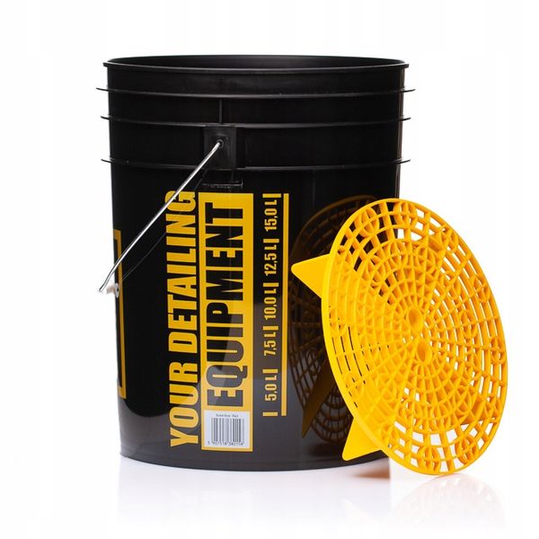 Zestaw 2x Wiadro Detailingowe do Mycia Auta + 2x Separator WORK STUFF zdjęcie 1