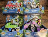 PSI PATROL HERO JUNGLE PUPS POJAZD DŻUNGLA NOSOROŻEC FIGURKA RUBBLE ZESTAW